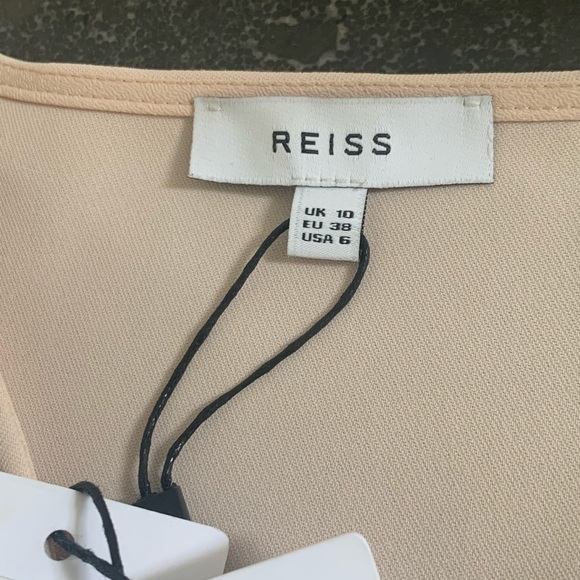 NWT: Reiss Charlotte top with silver beaded edging - Picture 9 of 13